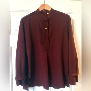 it Michaa Wine Red Blouse